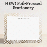 Foil-Pressed Stationery